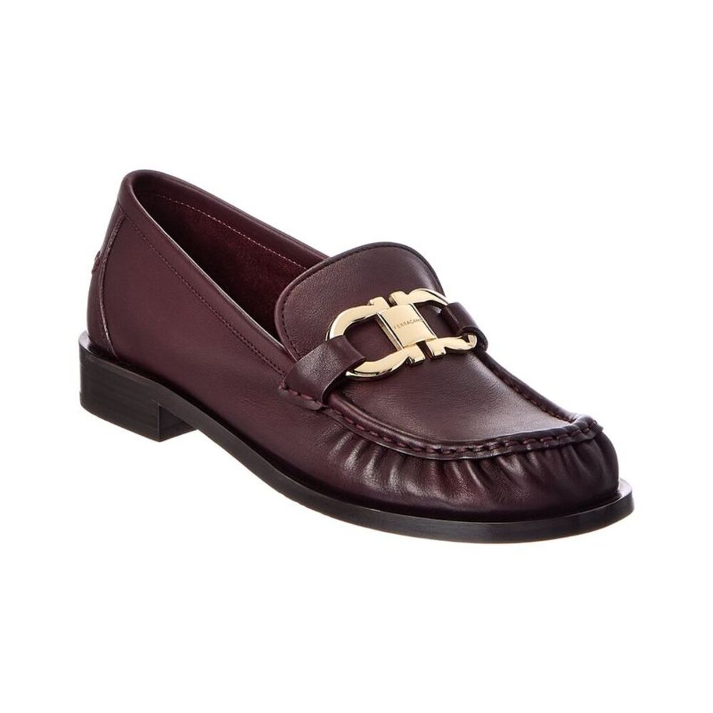 Ferragamo Maryan Leather Loafer, Brown